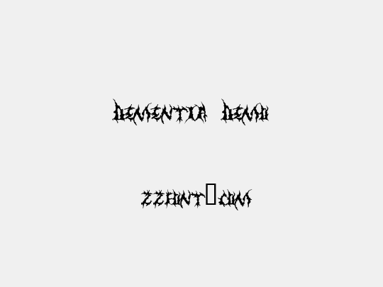 Dementia Demo