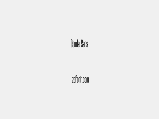 Conde Sans