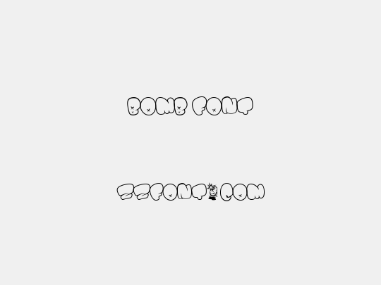 BOMB FONT