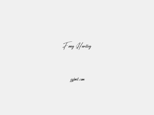 Fany Harlley