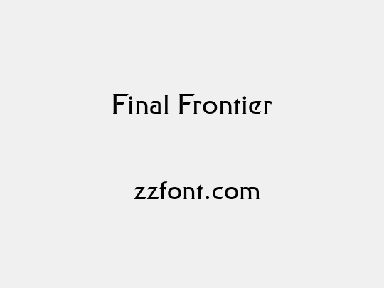 Final Frontier