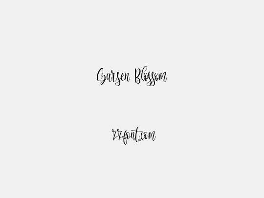 Garsen Blossom