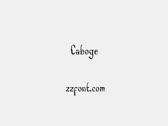 Caboge