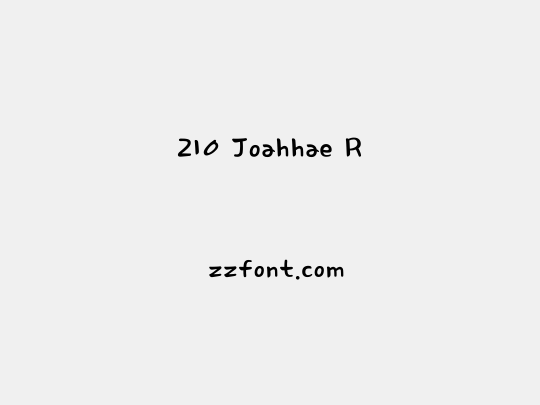 210 Joahhae R