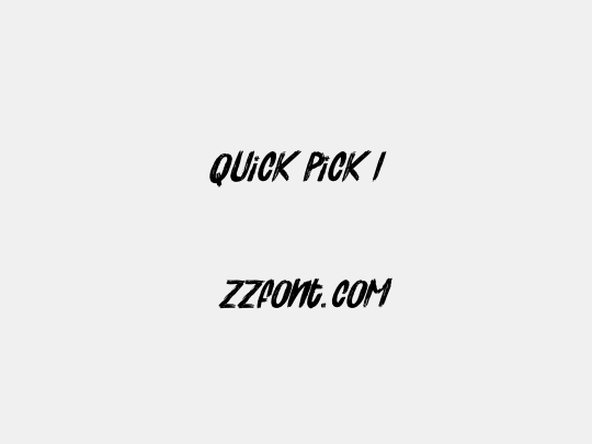 Quick Pick I