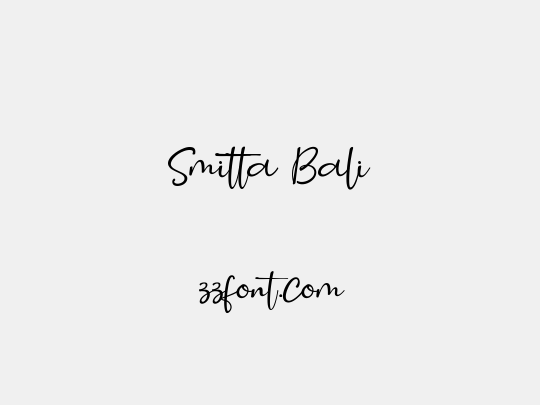 Smitta Bali