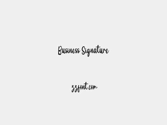 Business Signature