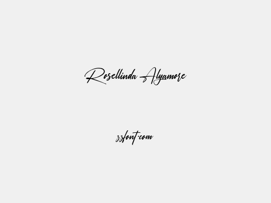 Rosellinda Alyamore