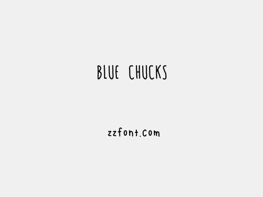 BLUE CHUCKS