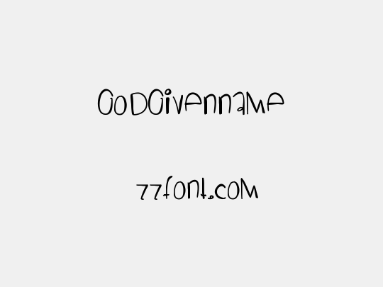 GodGivenName