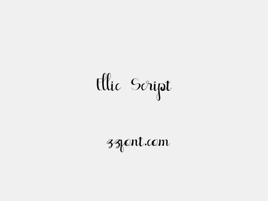 Ellic Script