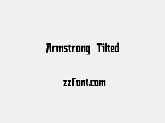 Armstrong Tilted