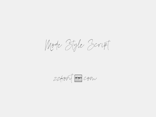 Mode Style Script