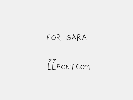 for sara