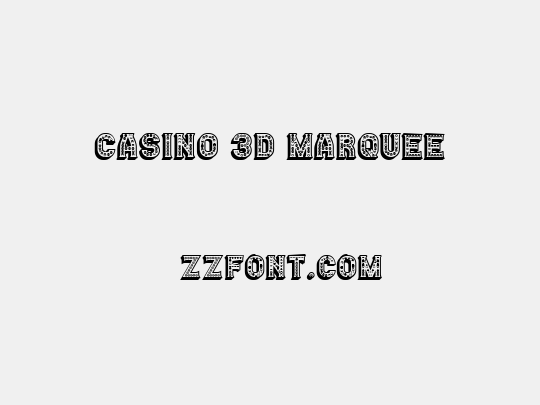 Casino 3D Marquee
