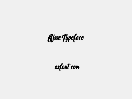 Rissa Typeface
