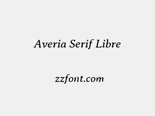 Averia Serif Libre