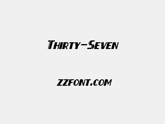Thirty-Seven