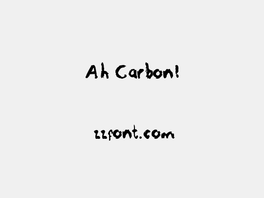 Ah Carbon!
