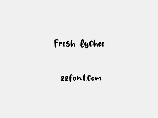 Fresh Lychee