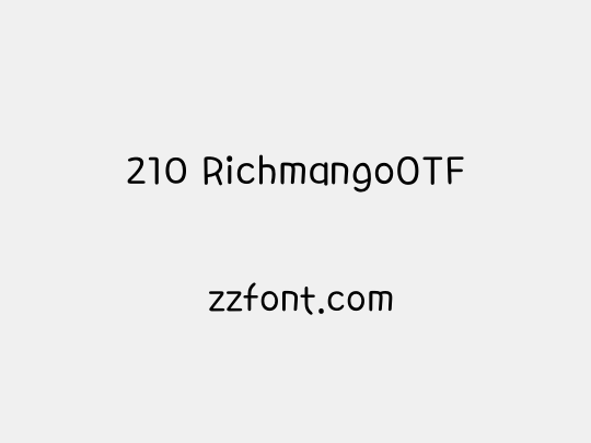 210 RichmangoOTF