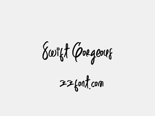 Swift Gorgeous