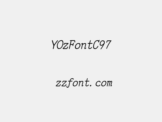 YOzFontC97