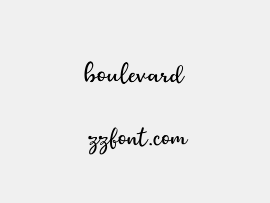 boulevard