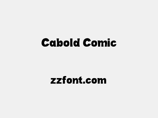 Cabold Comic