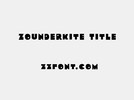 Zounderkite Title
