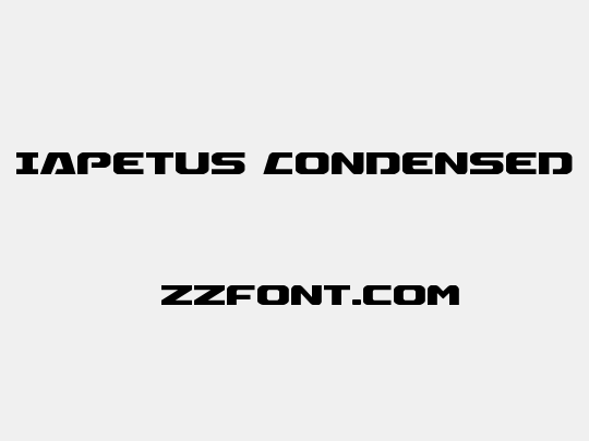 Iapetus Condensed