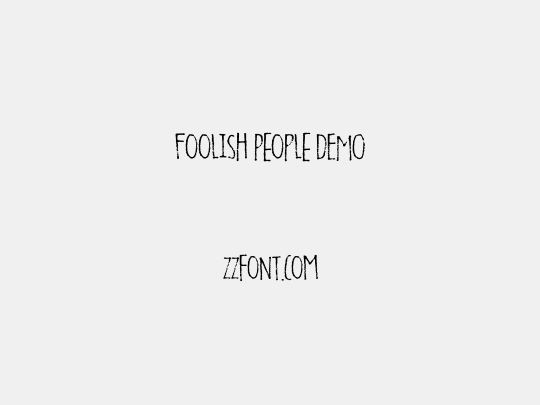 Foolish People DEMO