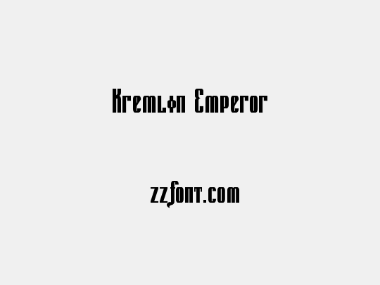 Kremlin Emperor