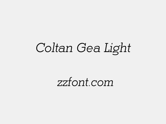 Coltan Gea Light