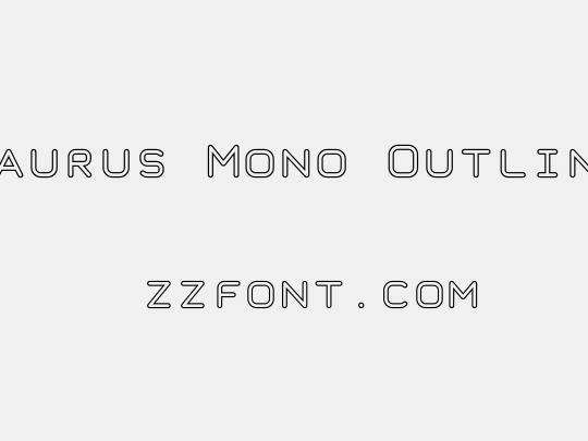 Taurus Mono Outline