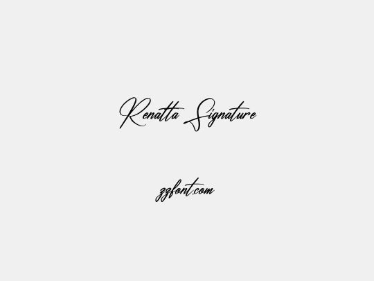 Renatta Signature