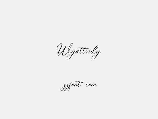 Wyattruly