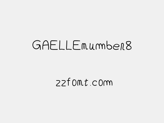 GAELLEnumber8