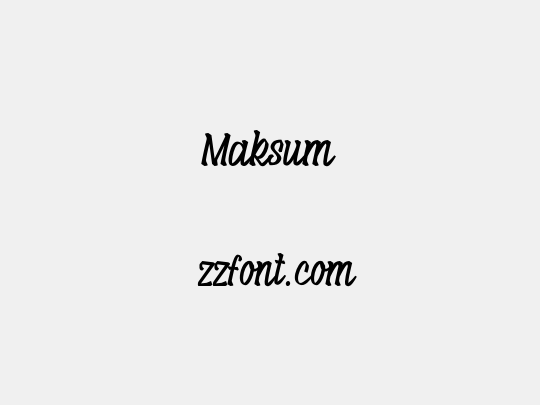 Maksum