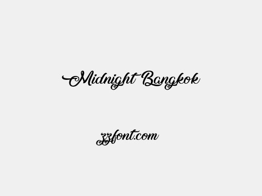 Midnight Bangkok