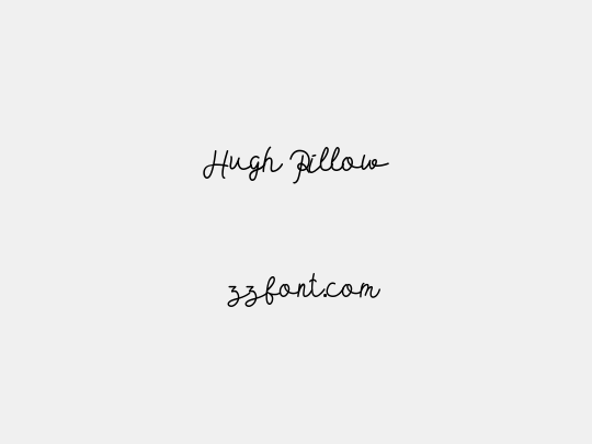 Hugh Pillow