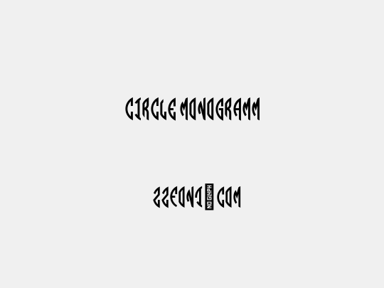 Circle Monogramm