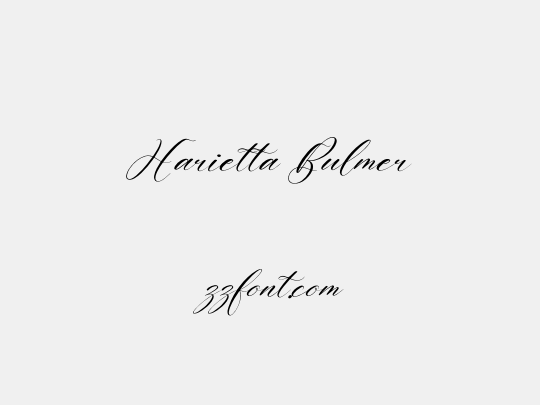 Harietta Bulmer