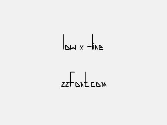 low x -line