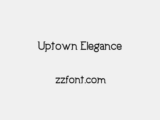 Uptown Elegance