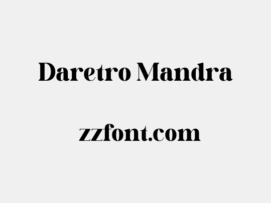 Daretro Mandra