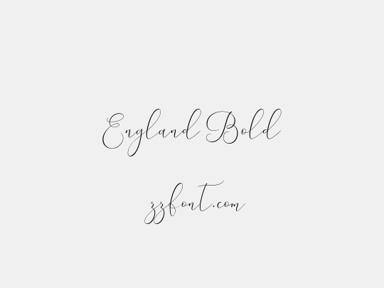 England Bold