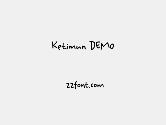 Ketimun DEMO