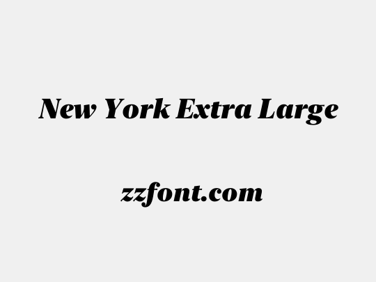New York Extra Large