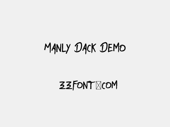 Manly Dack Demo